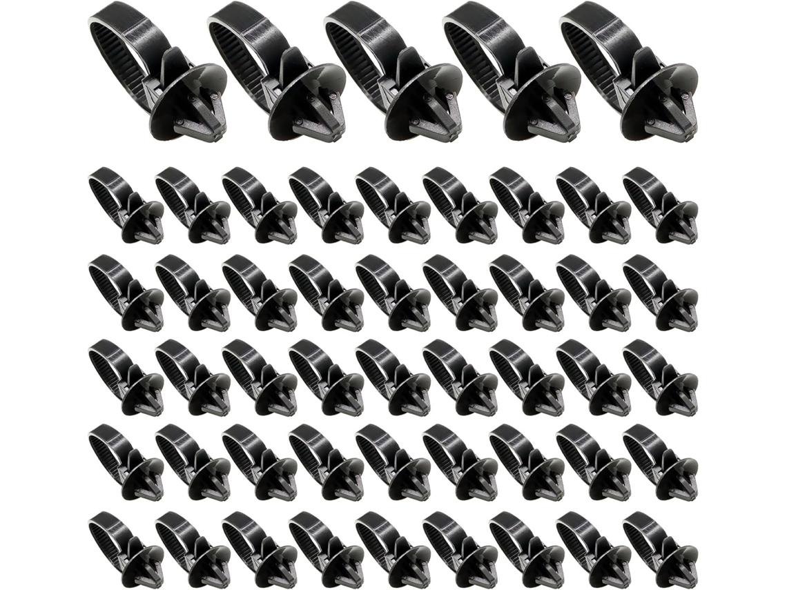 Abraçadeiras De Nylon Para Cabos - Pacote Com 50 Abraçadeiras De Nylon Com Travamento Automático