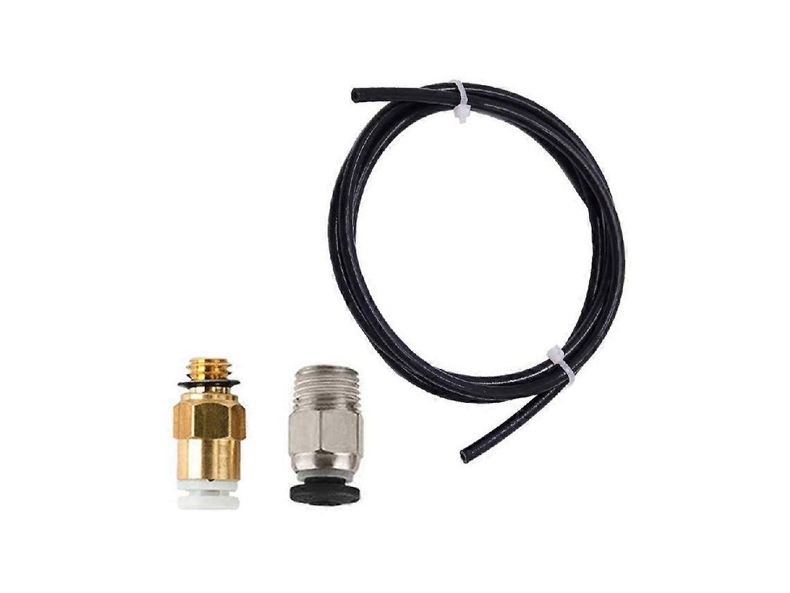 3d Printer Upgrade Kit With Kjh04-m6 Pc4-01 Pneumatic Connectors 1m Ptfe Tube For 1.75mm Bowden E