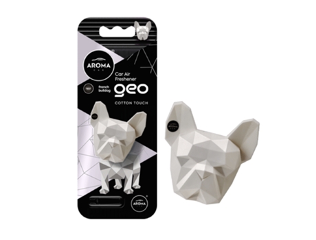 Ambientador para coche con aroma a algodón blanco Geo Dog