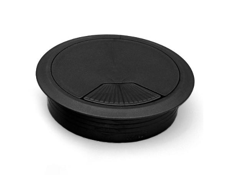 Pasacable redondo negro diam.60mm