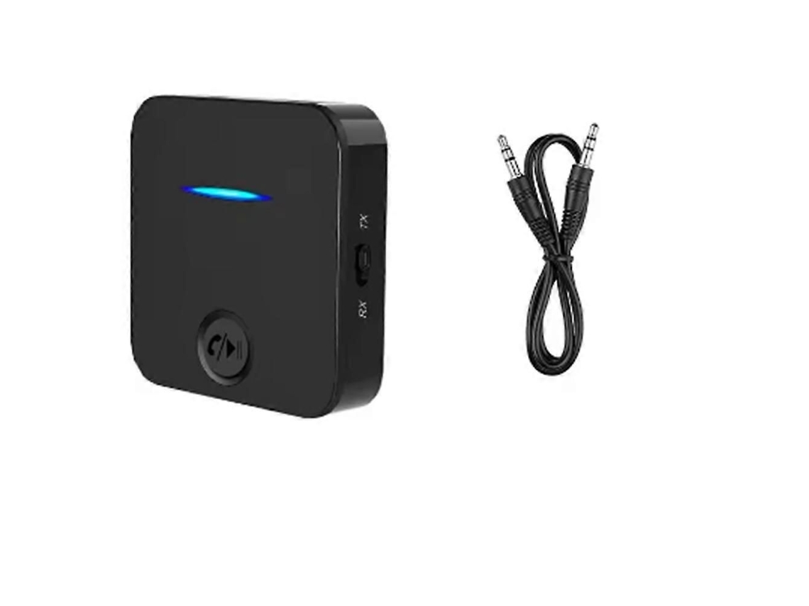 Receptor E Transmissor Bluetooth 5.0 Com Conector Auxiliar De 3,5 Mm, Adaptador De Áudio Estéreo Para Chamadas Em Modo Mãos-livres E Microfone.