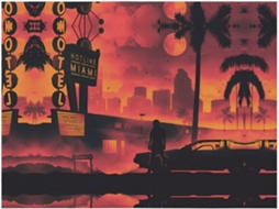 Colcha de Flanela com Estampa Miami Macia e Aconchegante para Sofá Quarto 127 X 101 Cm, Macio, Quente, Ideal