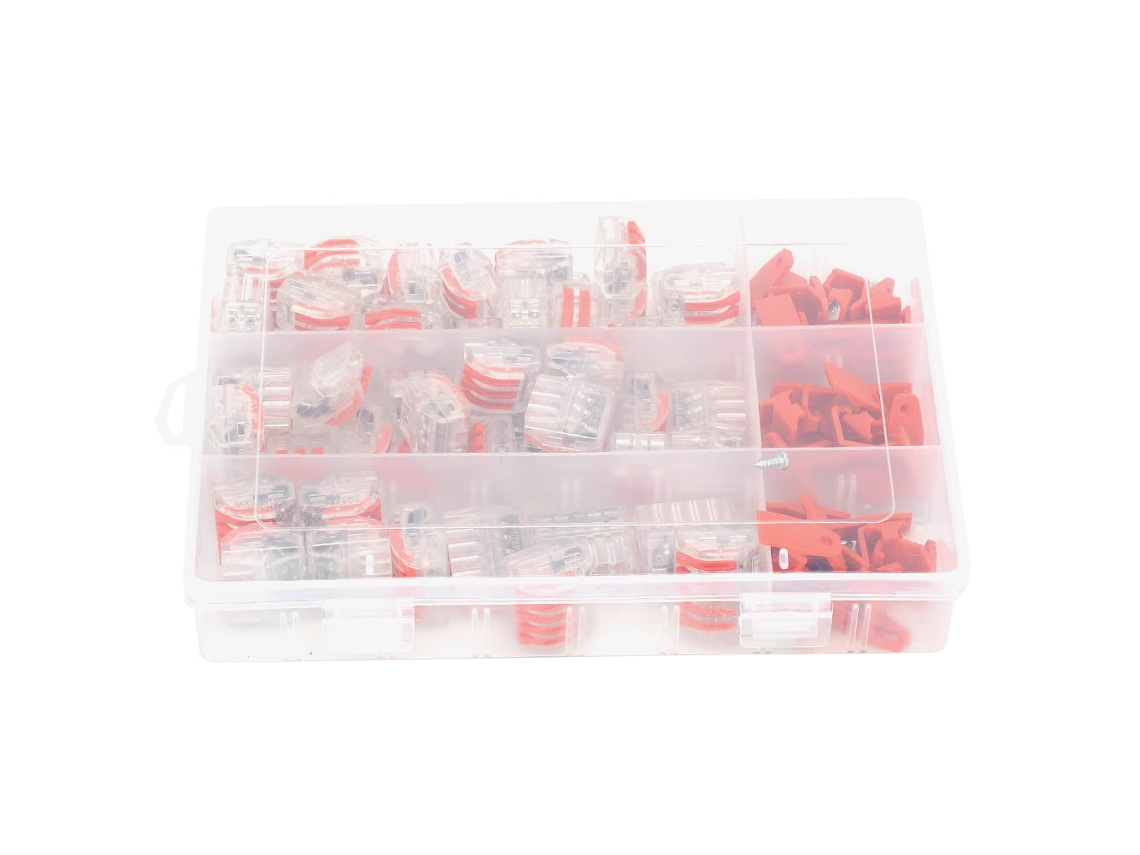 Conectores De Fio Pct-212 213 215 Com Alavanca Compactos Para Fiação Rápida E Segura