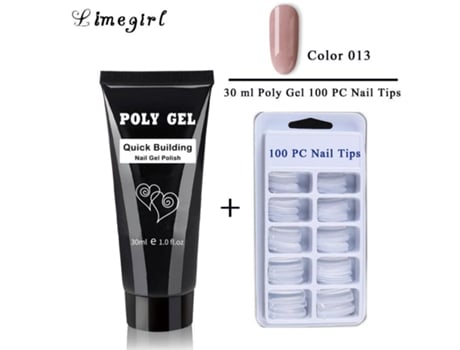 30ml Acrílico Poli Gel Conjunto Kit De Extensão Polygel Rápido Uv Duro Geléia Construtor Prego Estender Géis Conjunto Limegirl