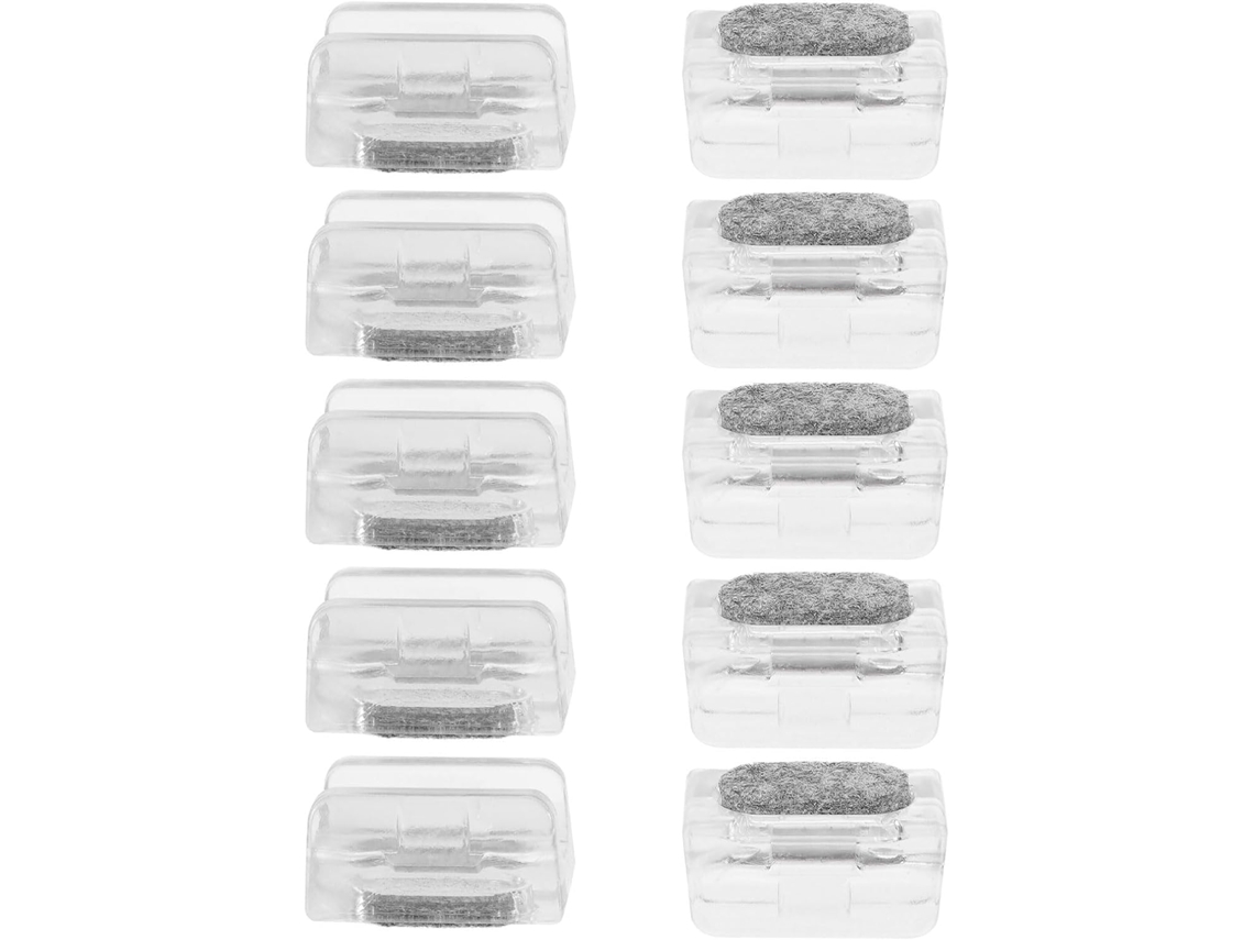 Pacote Com 12 Clipes De Plástico Em Formato De U Com Almofadas De Feltro Para Proteção.