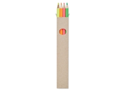 4 Lápices de Colores En Caja MIDOCEAN