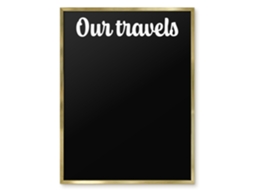 Magnetic Board For Wall Our Travels For The Bedroom Espelharte (60x80 Cm)