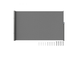 Conjunto De Toldo, Parede De Privacidade E Cortina Lateral Retráteis 160x300cm Tekmaquinas