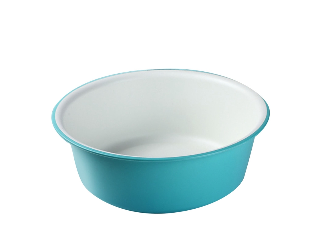 Bacia De Plástico Grossa Multiuso Branca 26x9cm
