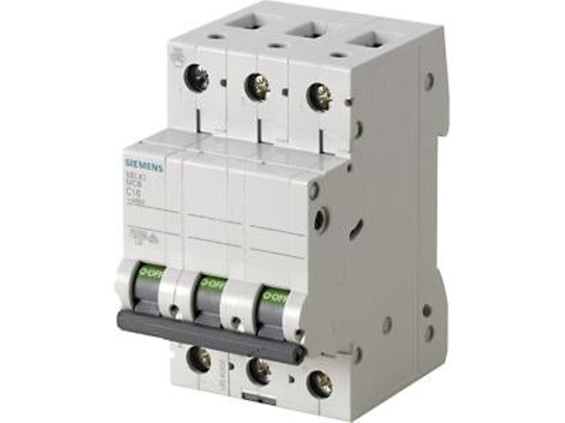 Disjuntor miniatura tripolar 32 A 400 V 5sl4332 6 Siemens (5sl4332 6)