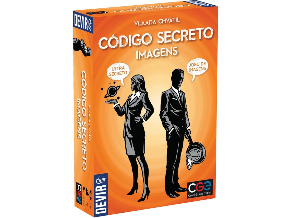 Jogo de Tabuleiro DEVIR Códigos Secreto Imagens (Idade Mínima: 10 anos - Nível de Dificuldade: Intermédio)