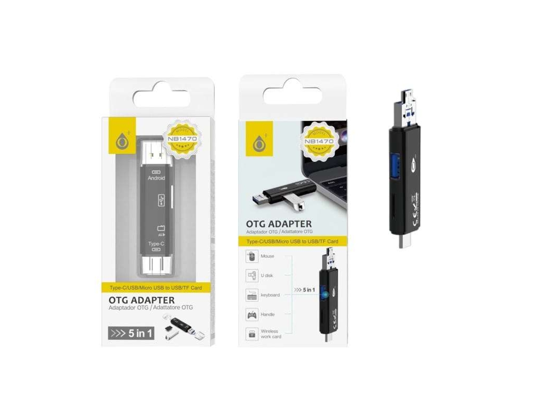 Adaptador Otg Universal 5 En 1 ONEPLUS