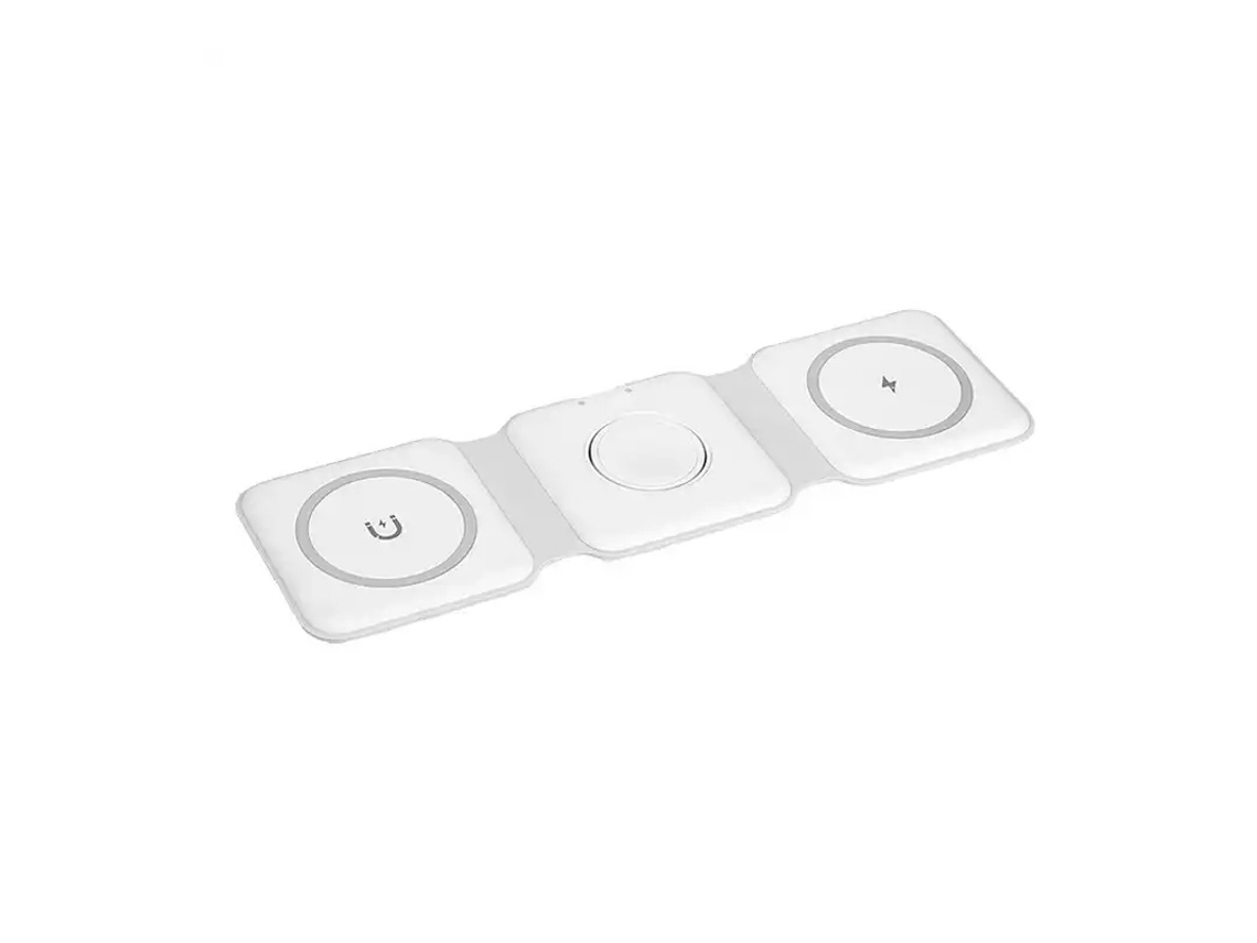 Carregador Sem Fio 3 em 1 100 W MDUG (branco)
