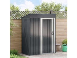Vidaxl Abrigos De Jardim Antracite 137 X 81 X 180 Cm Metal