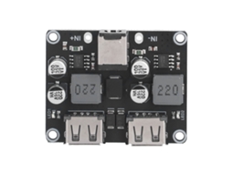 Conversor Buck DC 2 Vias para Carregador Rápido QC2.0/QC3.0 com Placa de Carregamento USB S/MARCA