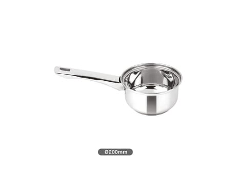 Panela De Aço Inoxidável E Alumínio Ø20cm Vassary