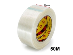Fita Adesiva De Fibra De Vidro 50m - 50mm