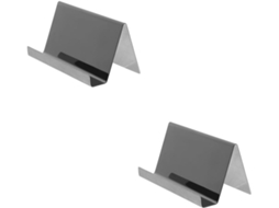 Porta Cartões De Mesa Em Aço Inox, Suporte Para Cartões De Visita E Crédito, Estilo Simples Para Negócios Gokoco