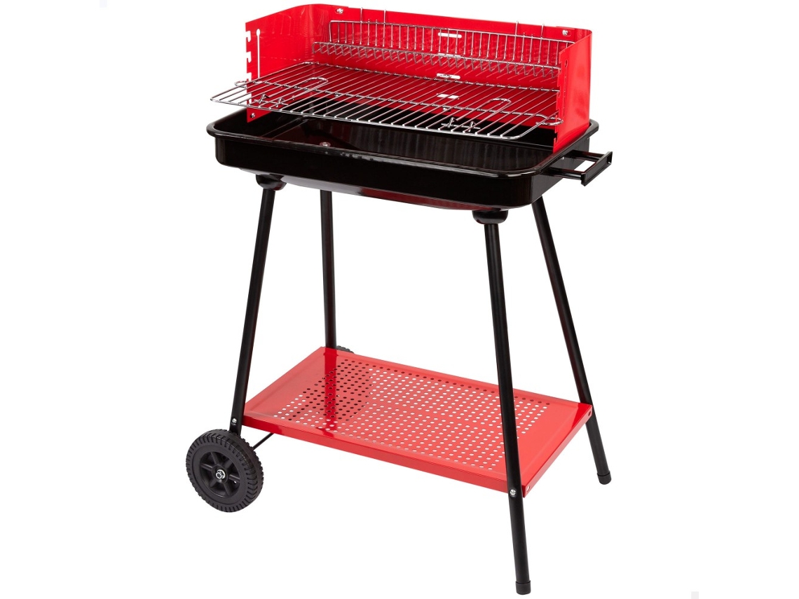 Barbecue a Carvão para  6 Pessoas AKTIVE (66x44x85 cm)