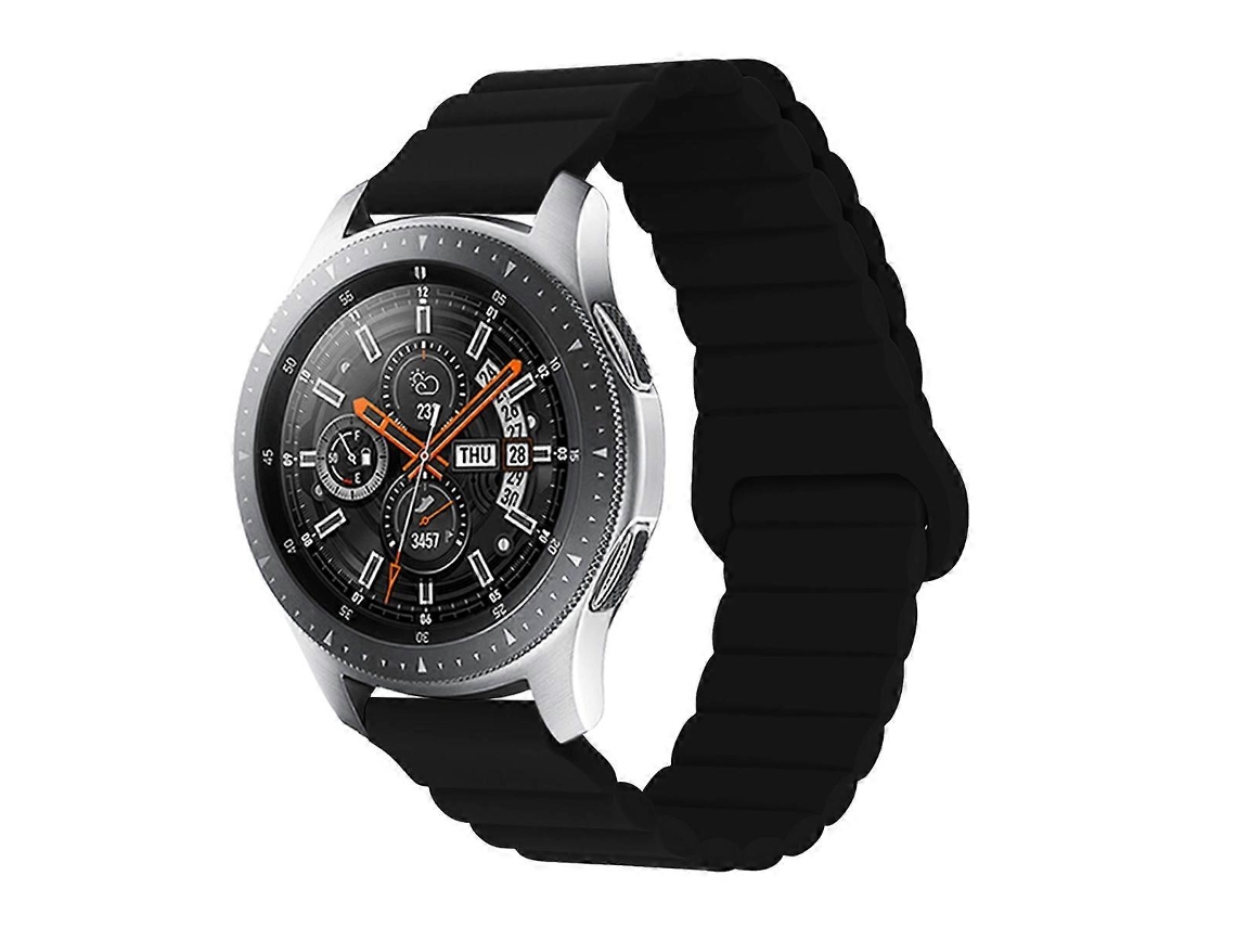 Pulseira De Silicone Magnética Universal Com Zíper Reverso, Compatível Xiaomi Haylou Rt/ Rt2/ Gst/ Gs/ Rs3, Acabamento Moderno