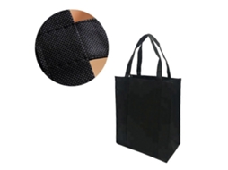 Conjunto de 5 Sacolas Pretas Dobráveis ​​em Tnt para Armazenamento e Compras Sacolas Reutilizáveis ​​para Compras GOKOCO (tecido Não Tecido)