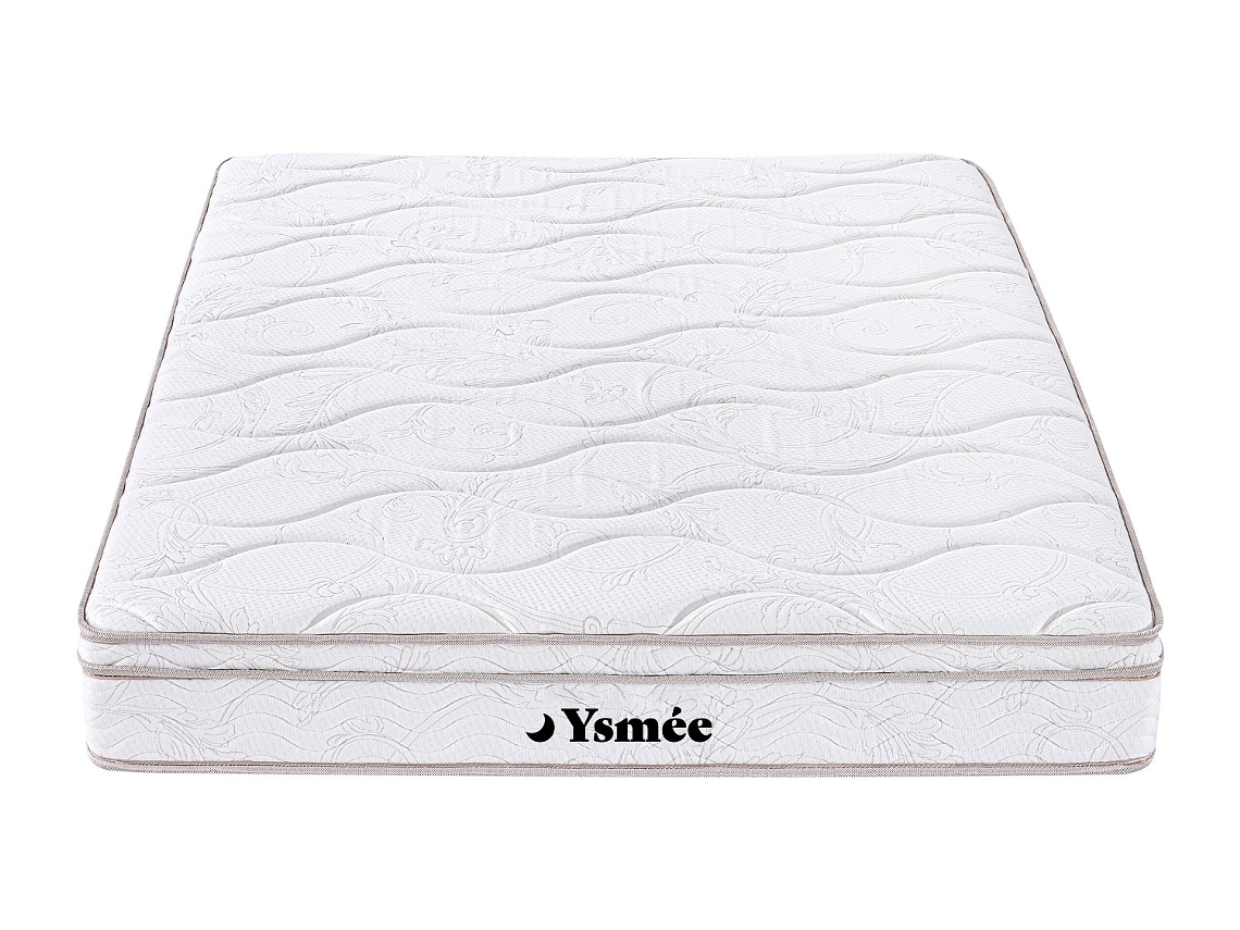 Colchão Clássico Wolkentanz MORGENGOLD (Branco - Tecido e veludo - 190x140x24 cm)