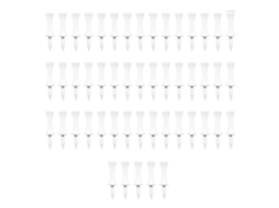Tees de golfe, 6 cores cada, 50 peças, tamanhos diferentes: 70 mm, 57 mm, 51 mm, 45 mm, 38 mm e 32 mm, Slowmoose