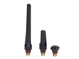 Kit de acessórios com 3 peças para corpo de mandril de lente de gás TIG para pistola de solda TIG SR WP-17 WP-18 WP-26