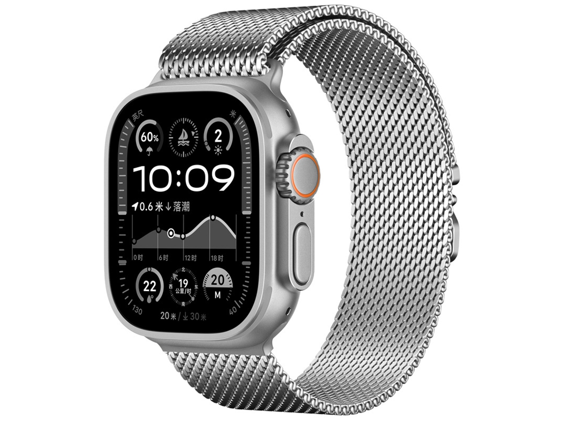 Bracelete Para Apple Watch 42/44/45/46/49mm Prata Cuich