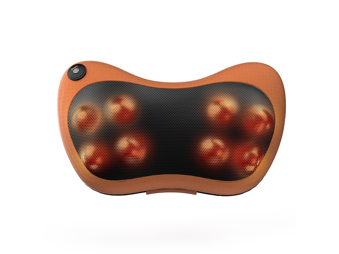 Lurelia Almofada Massageadora Cervical Shiatsu Com Calor Acupressão Para Costas E Cintura Casa E Carro