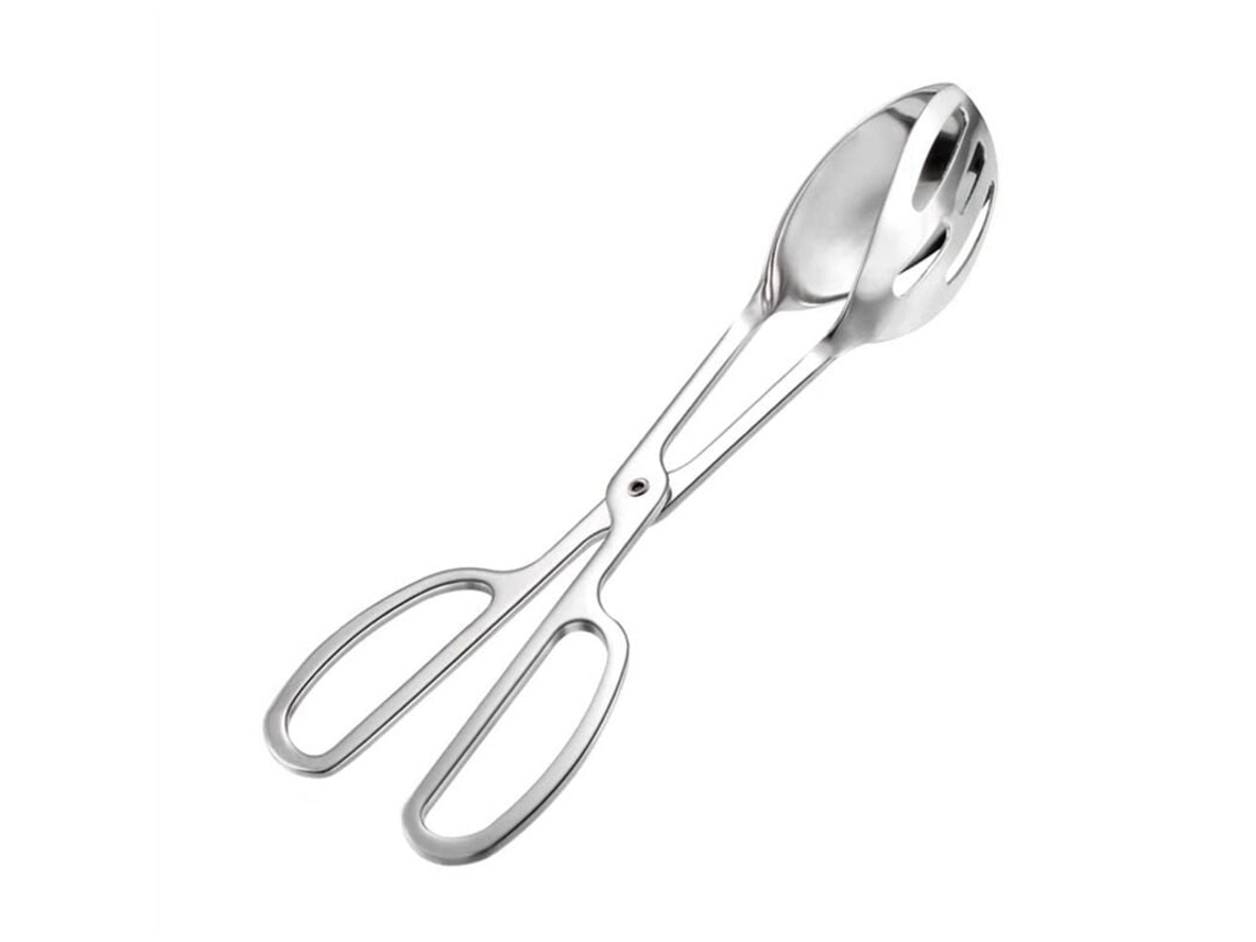 Lurelia Pinça Gelo Aço Inox 3 Cm Antiderrapante Churrasco Saladas