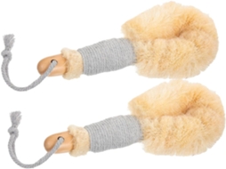 Conjunto De 2 Escovas Banho Esfoliantes Valiclud Com Cabo Ergonômico Para Limpeza Completa Do Corpo No Chuveiro