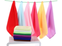 Panos De Limpeza Ultra Absorventes, Pacote Com 15 Unidades, 30x30 Cm, Poliéster, Cores Sortidas.
