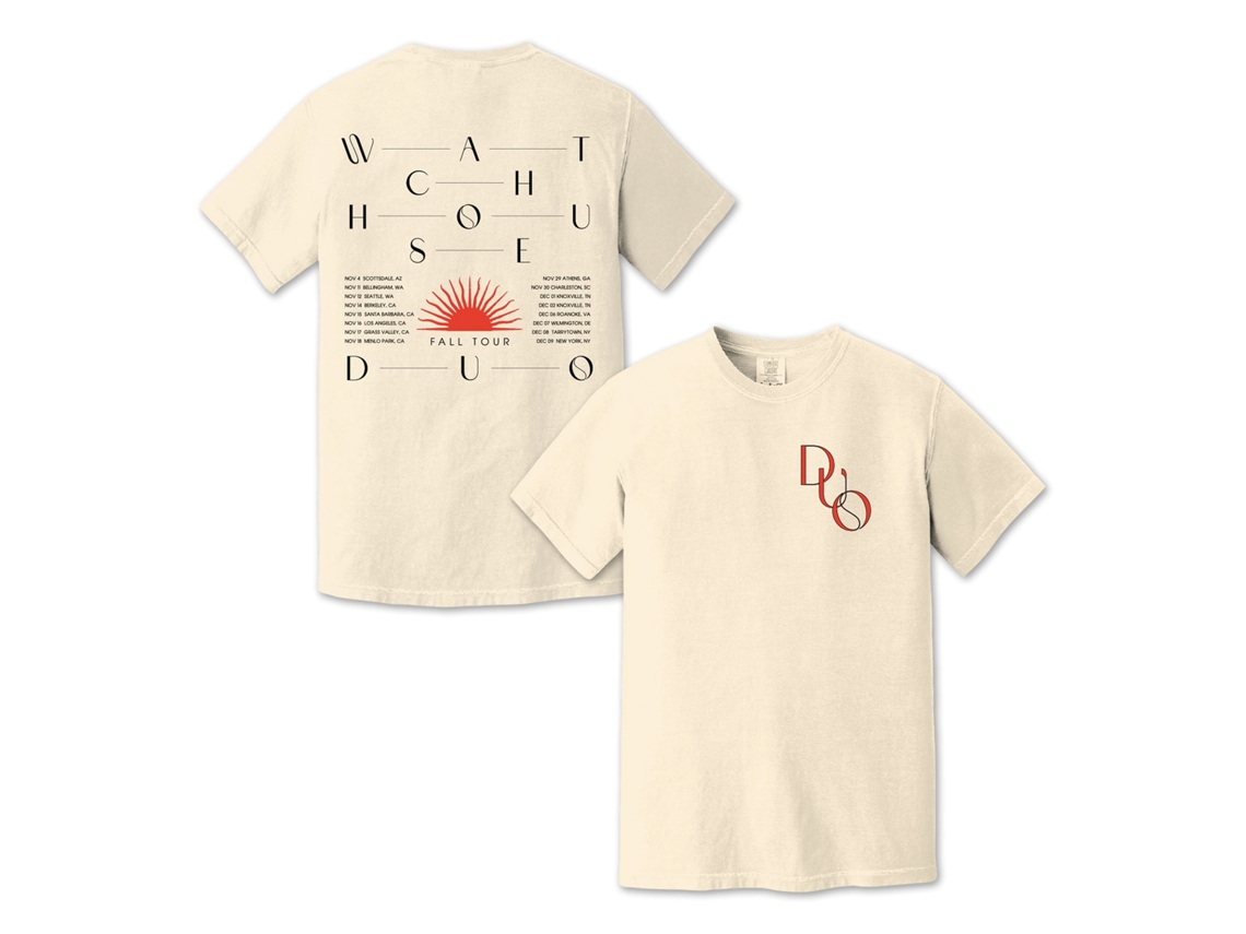 Watchhouse Duo Fall 2023 Tour T shirt ROCKINSTONE Unisex Adults Best Sellers Size:s