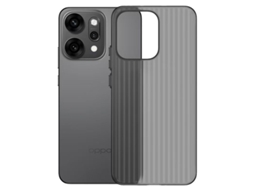Capa Para Celular Com Botões De Metalpreto Fosco - Oppo Reno 14 Pro