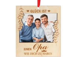 Fotolijsta - Gravura Para Avô - Presente De Aniversário - Regalo Personalizado - Decorativo - Desenho Único