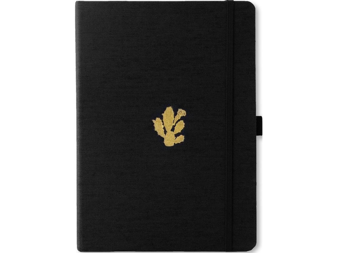 * B5 Liso, Caderno Cacto Preto