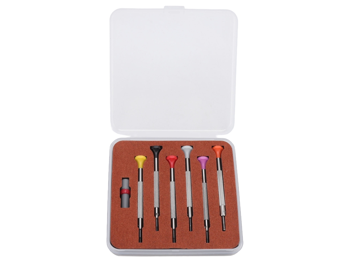Conjunto de Chaves de Relógio Aço Carbono Alto Antiaderrapante com Caixa de Armazenamento
