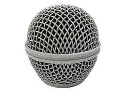 Grade De Proteção Metálica Para Cabeçote De Microfone, Compatível Com Diversos Modelos Beta58a, Sam30, Sv100 E Ut2 . Aquaforge (branco)