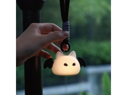 Luminária Noturna em Formato de Morcego, Portátil e Sem Fio, com Alça e Led Suave, Ideal para Quarto, Camping e Presentes BRILVIBERA