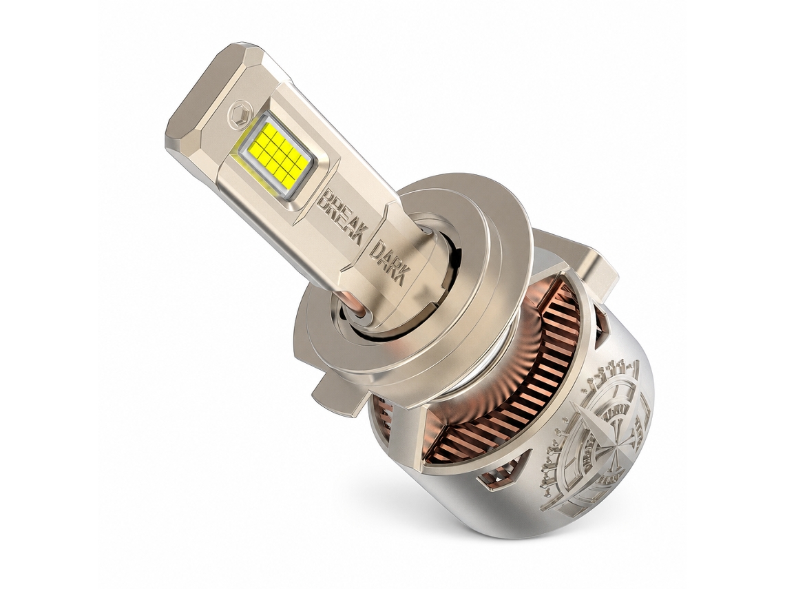 Lâmpada Led Para Farol Automóvel 9005/hb3, 240 W, Tubos Duplos De Cobre