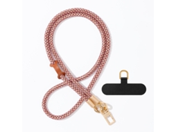 Lurelia Cordão Para Telemóvel Ajustável Anti-perda Transversal Trançado 120 Cm