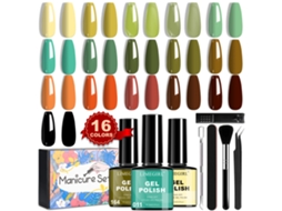 Conjunto De Esmalte Em Gel Para Outono E Inverno, Ferramentas Profissionais Para Esmaltação De Unhas.hc037-1