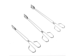 Conjunto De 3 Peças De Ferramentas Para Bbq, Em Aço Inox, Portátil Para Exterior, Para Grelha E Bbq