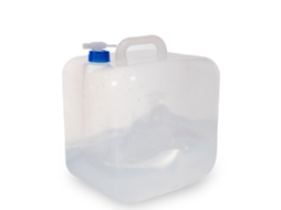 Balde De Água Dobrável De 20 Litros Com Torneira — Recipiente/bolsa De Água Portátil Para Uso Externo, Emergências, Camping E Veículos.