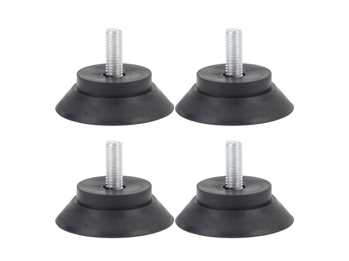 4pcs Pés De Borracha Com Parafuso Copo De Sucção Anti-deslizante Para Móveis Equipamentos De Academia