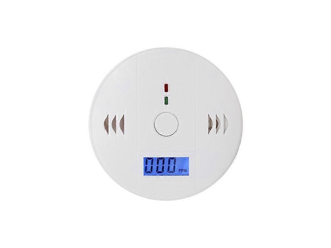 Detector De Fumaça E Monóxido De Carbono Com Alarme Sonoro E Visor Lcd