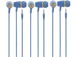 Fones De Ouvido Intra-auriculares Com Fio, Cabo Tpe, Plugue 3,5 Mm,