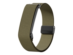 Pulseira Panoona Para Google Fitbit Air Pulseira Nylon Magnética Fecho Magnético Respirável Anti-suor Verde Militar