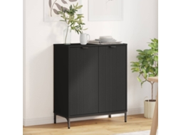 Vidaxl Buffet Preto 69,5 X 33 X 82 Cm Madeira Processada
